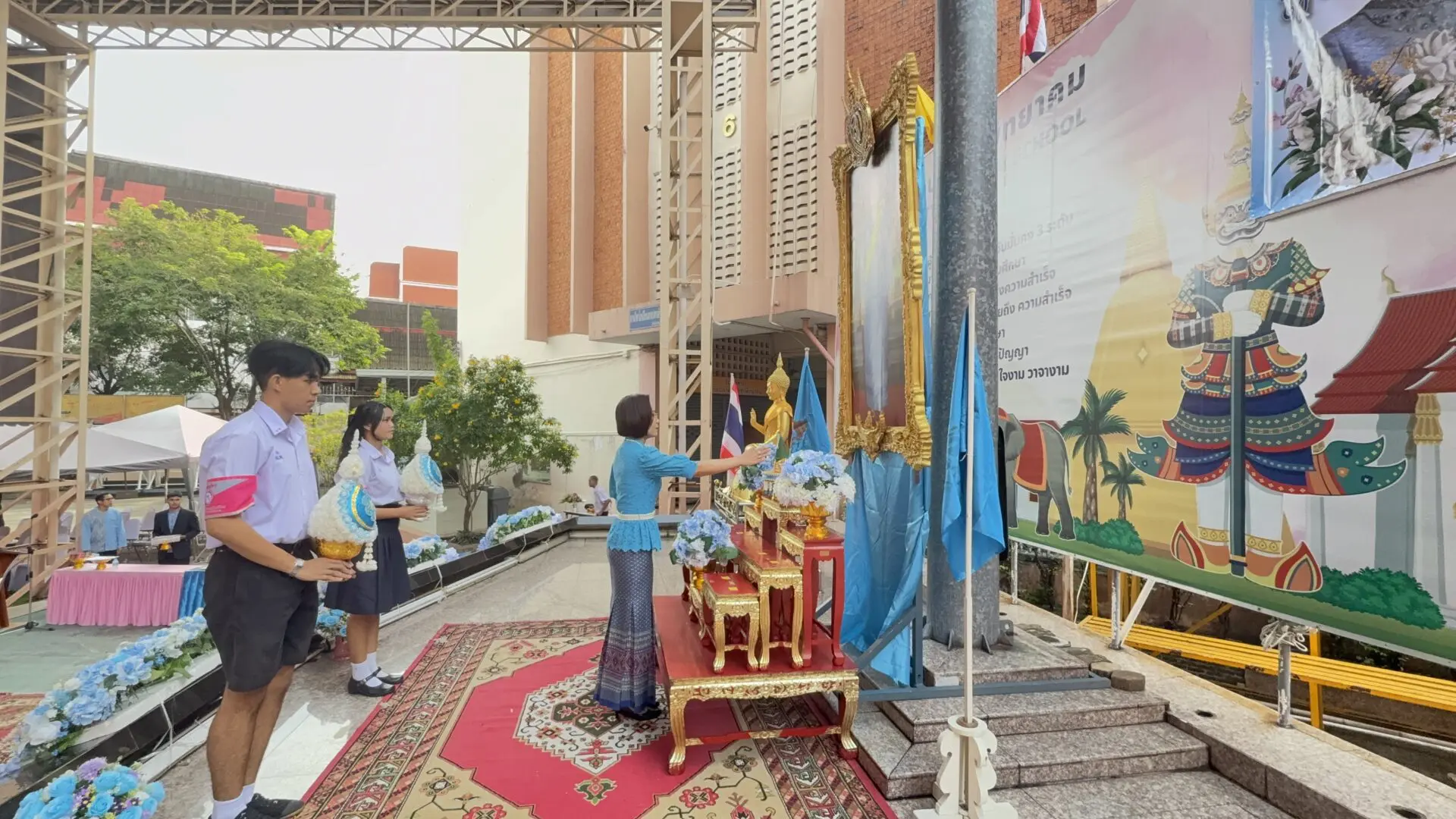 Read more about the article พิธีถวายพระพรชัยมงคล พระบรมราชชนนีพันปีหลวง